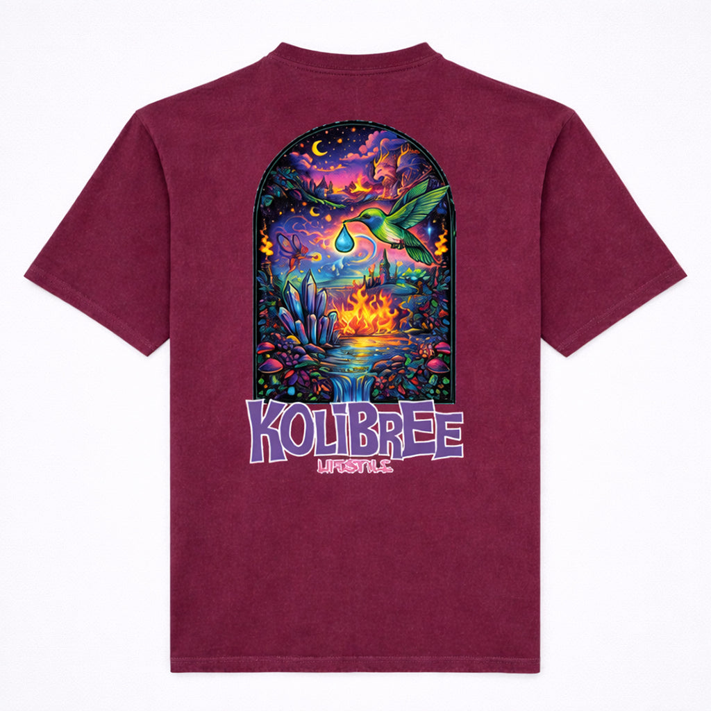 T-Shirt unisexe Bordeaux Vintage