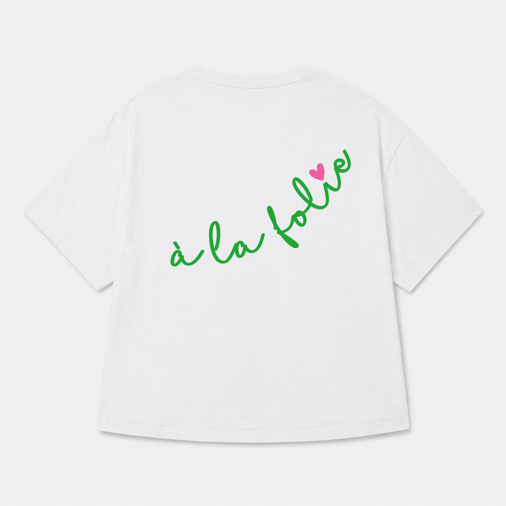 T-Shirt femme Oversize à la folie Patch