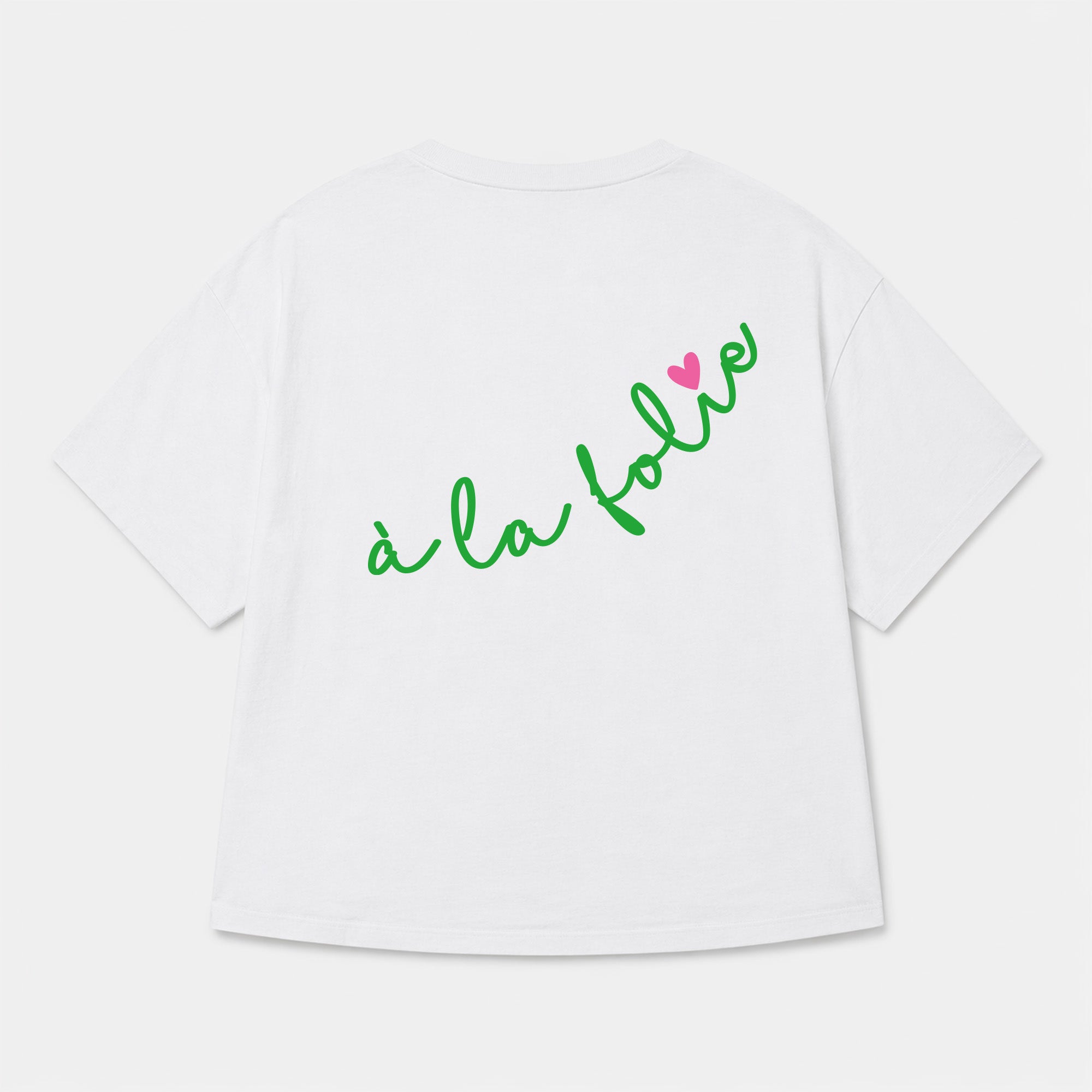 T-Shirt femme Oversize à la folie Patch