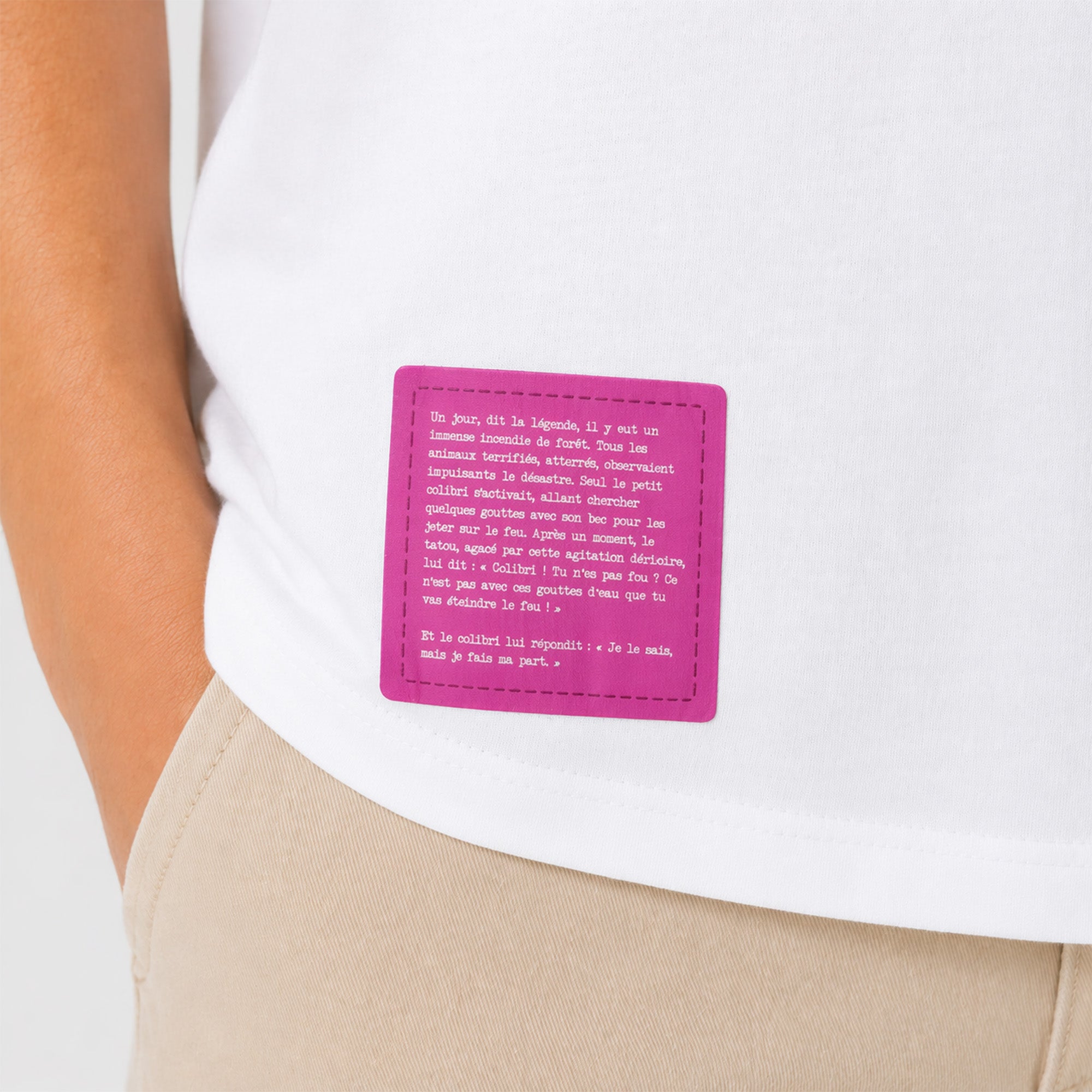 T-Shirt femme Oversize à la folie Patch