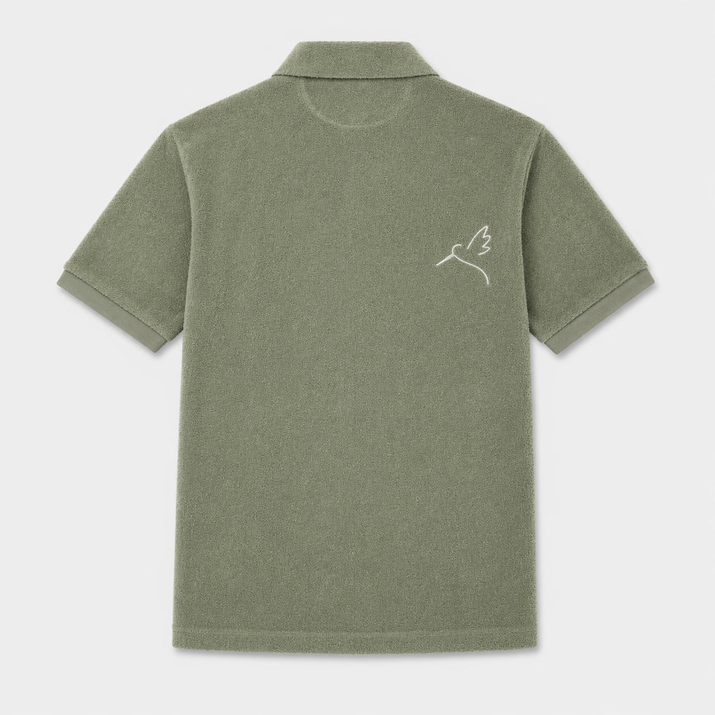 Polo éponge avec poche