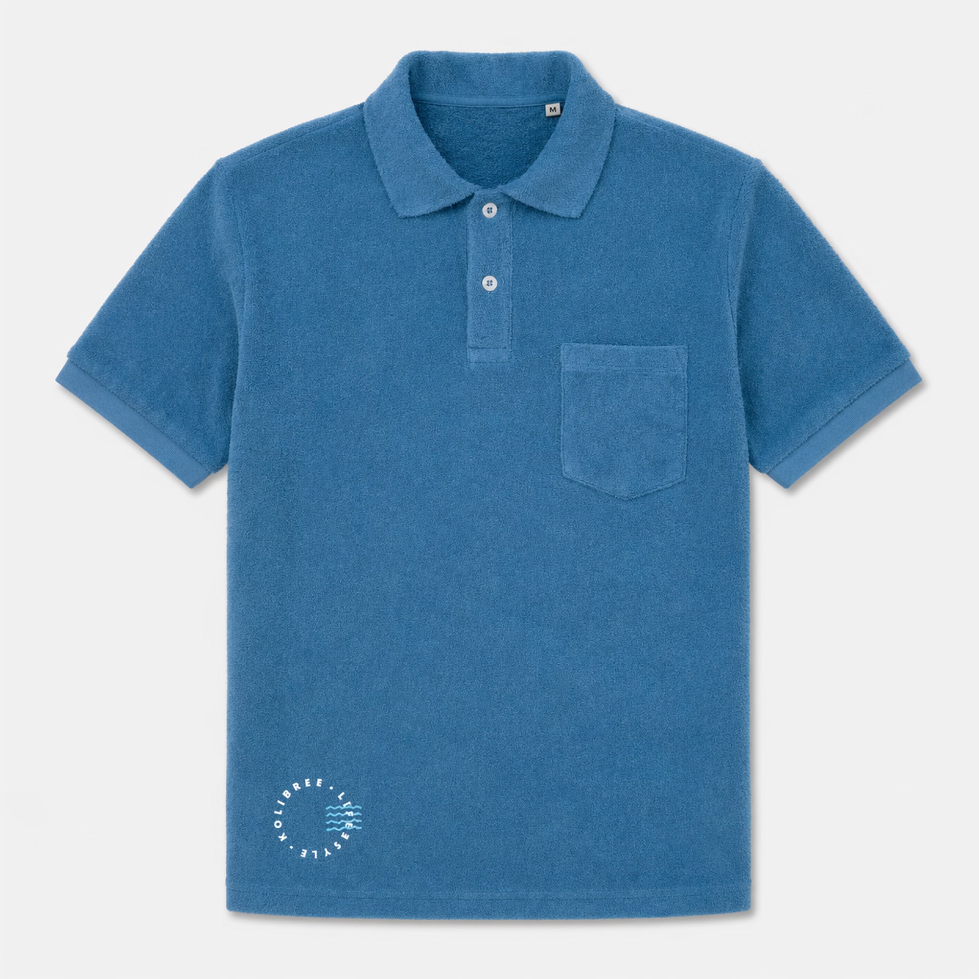 Polo éponge avec poche
