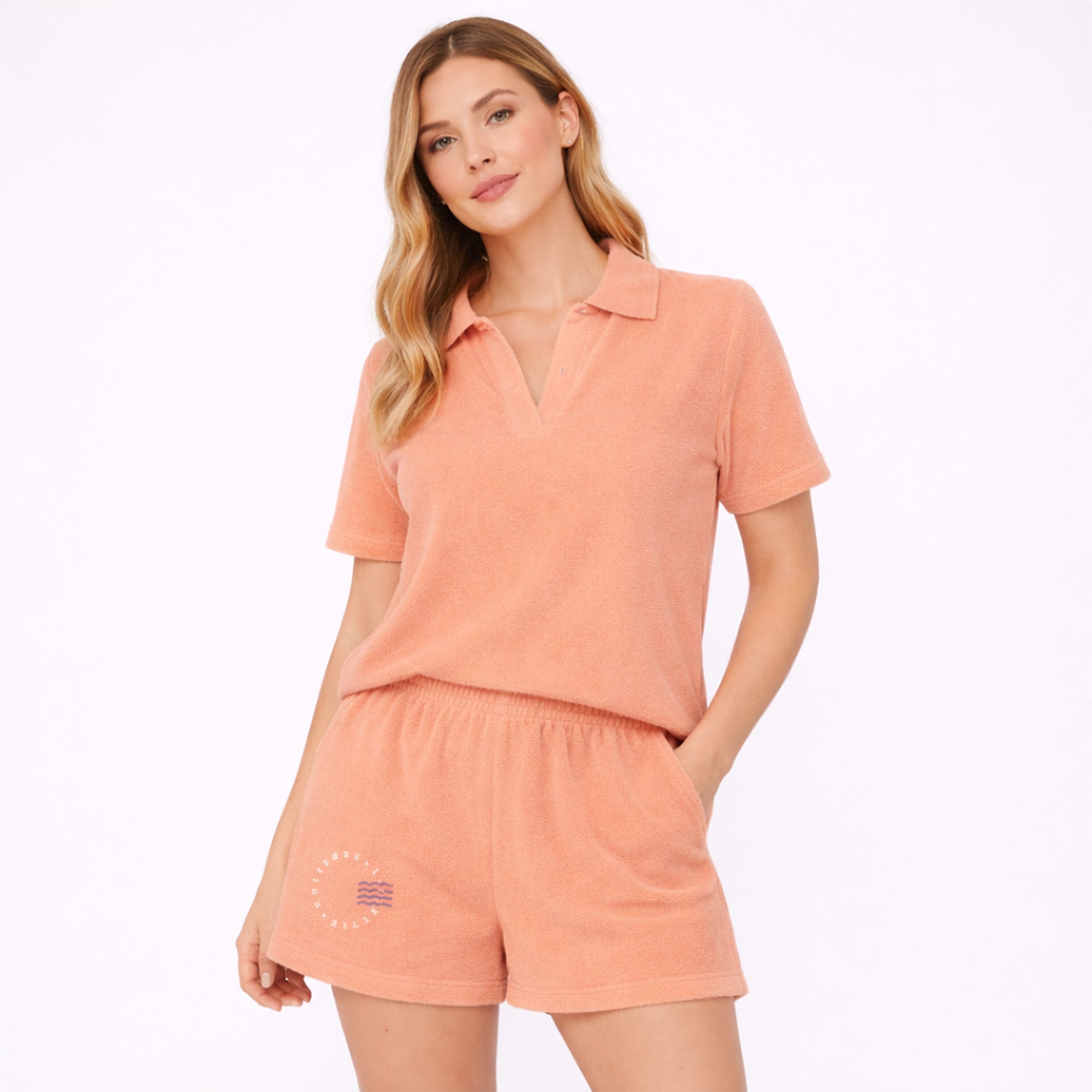 Polo éponge femme