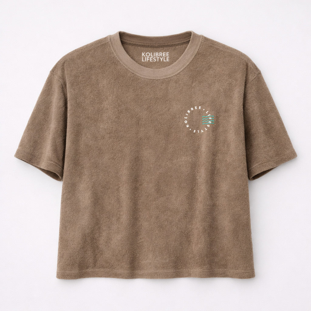 T-Shirt éponge femme