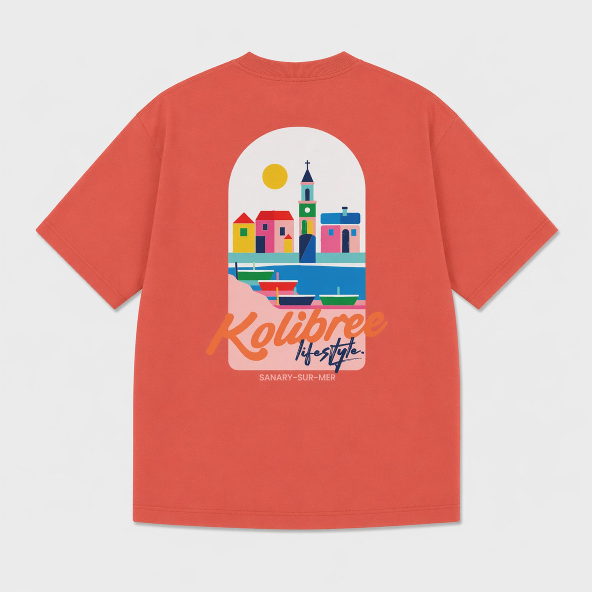 T-Shirt oversize Paprika