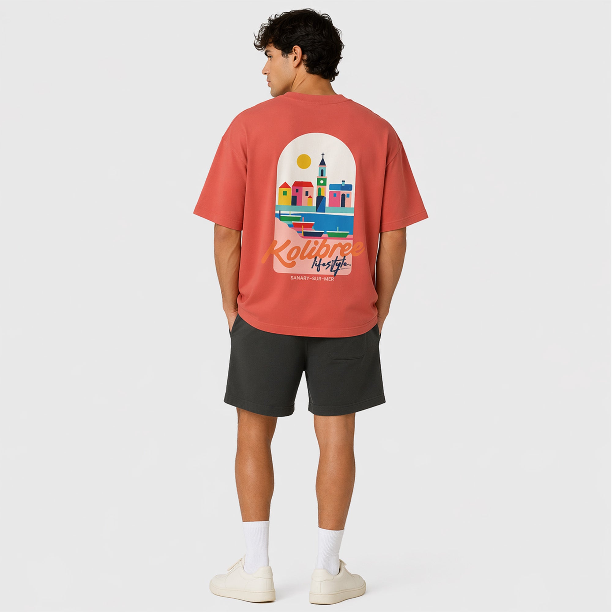 T-Shirt oversize Paprika