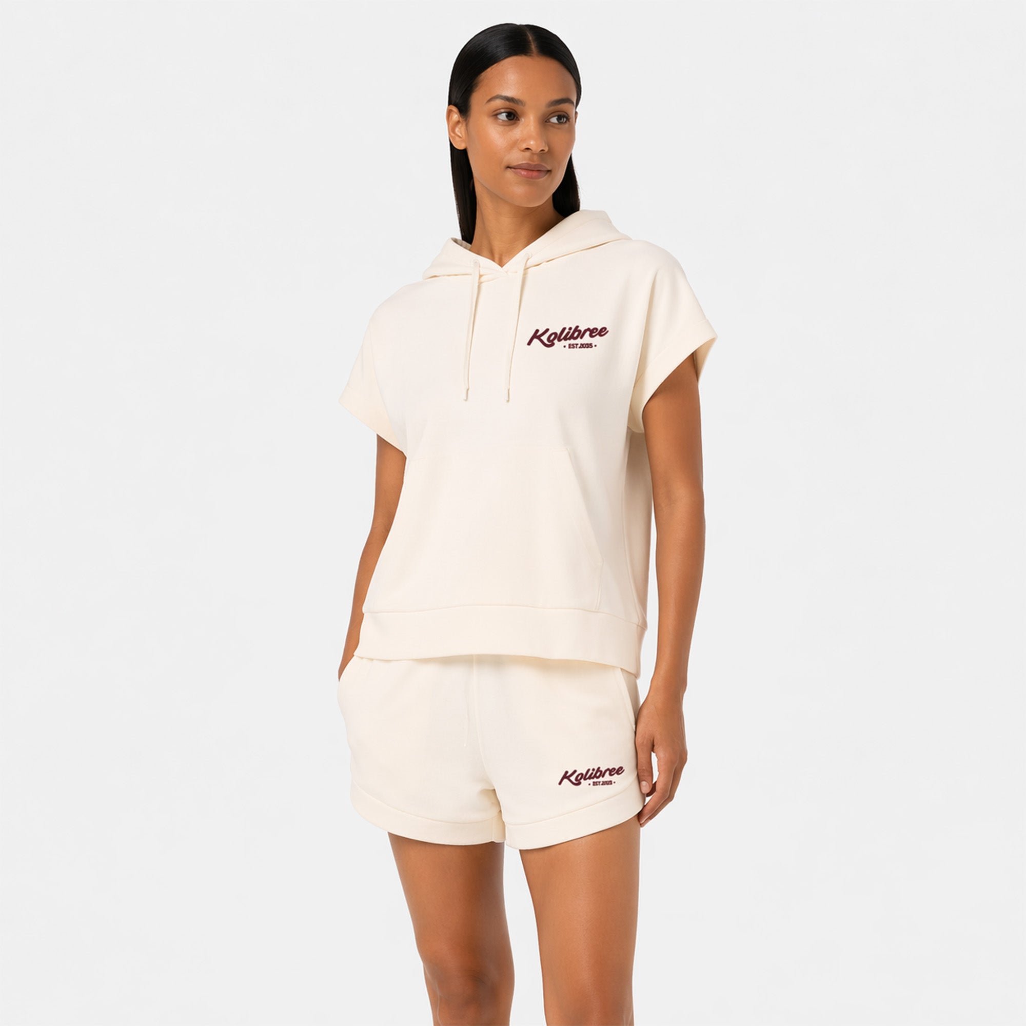 Sweat sans manches oversize French Terry femme