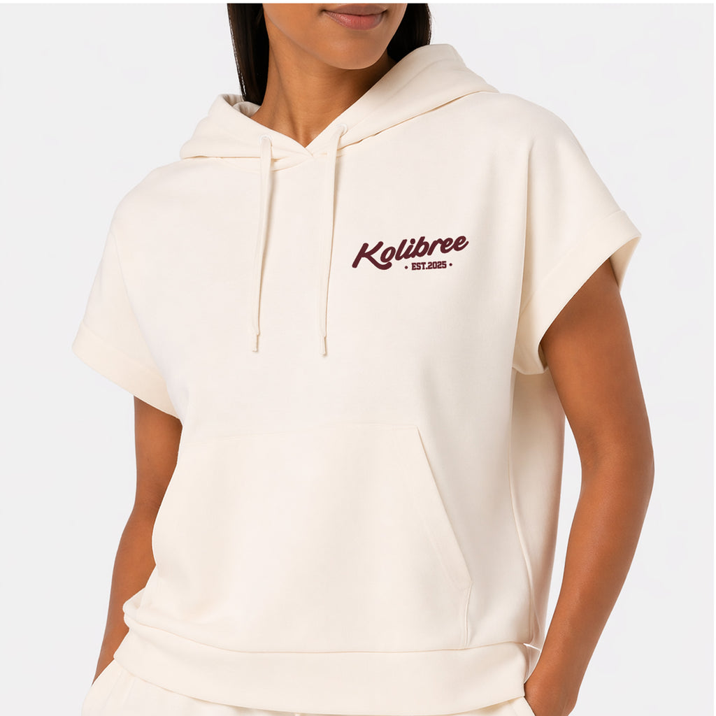Sweat sans manches oversize French Terry femme