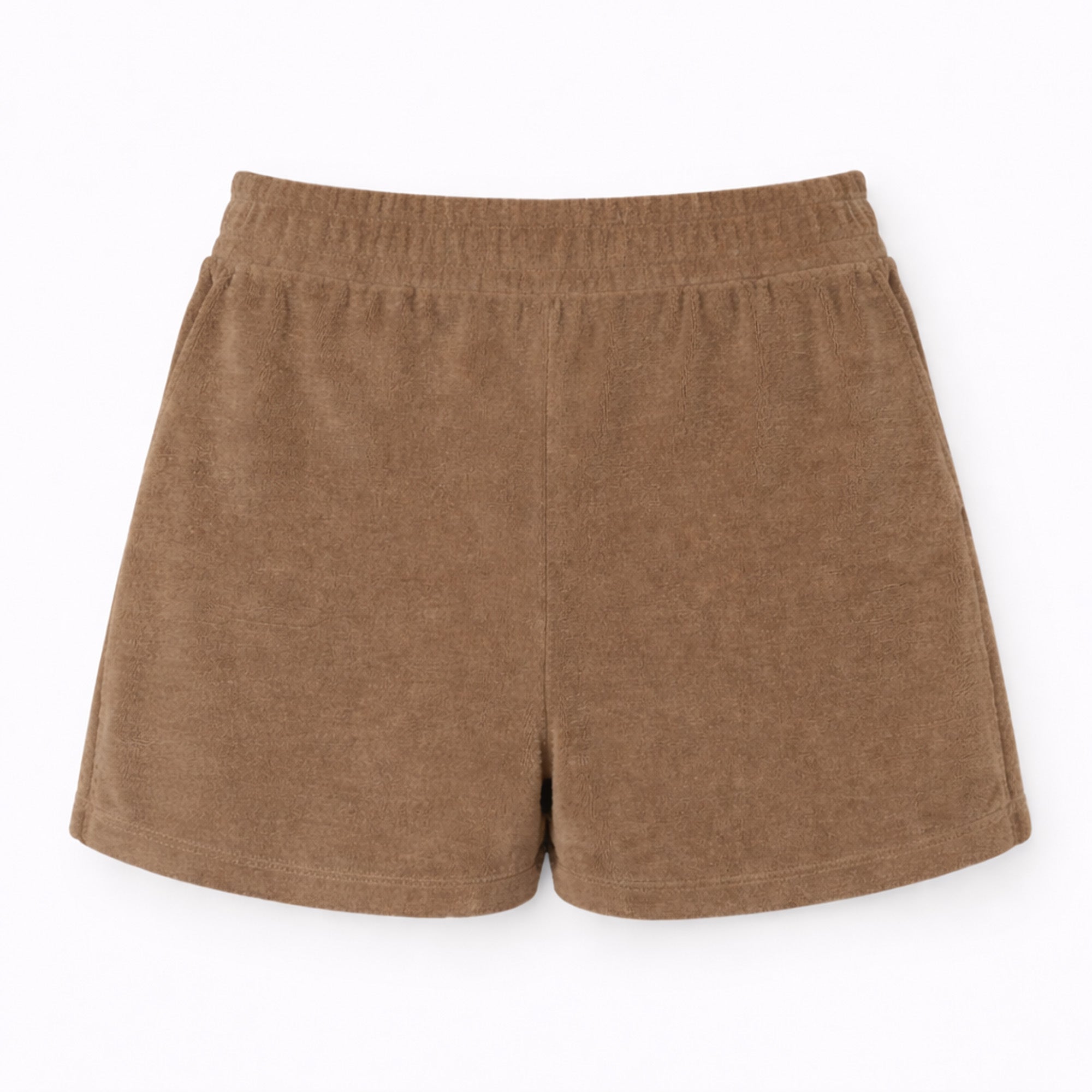 Short éponge Coffee femme