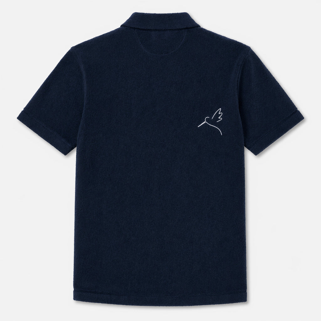 Polo éponge Lifestyle Navy