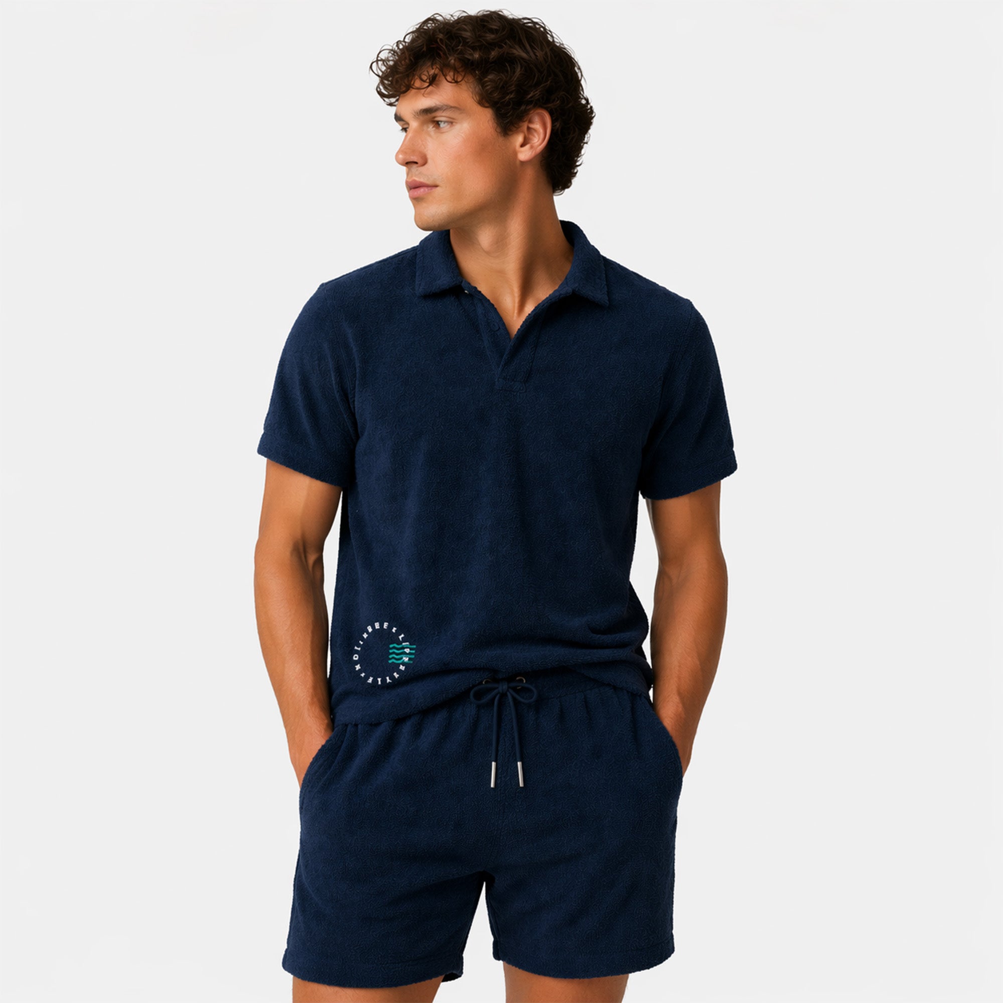 Short éponge Lifestyle Navy