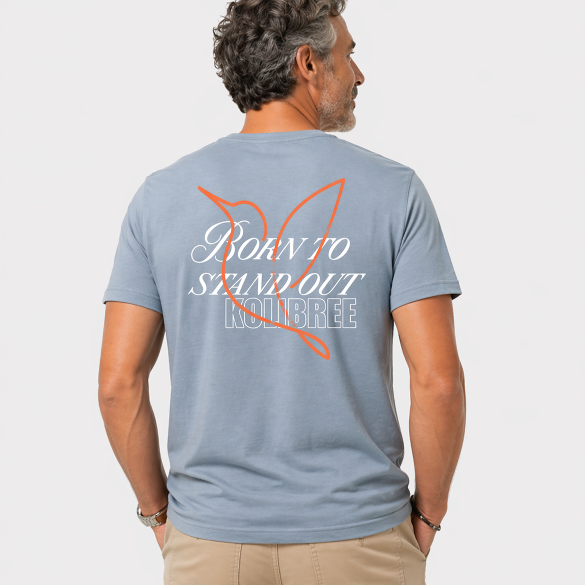 T-Shirt slub Born to stand Out