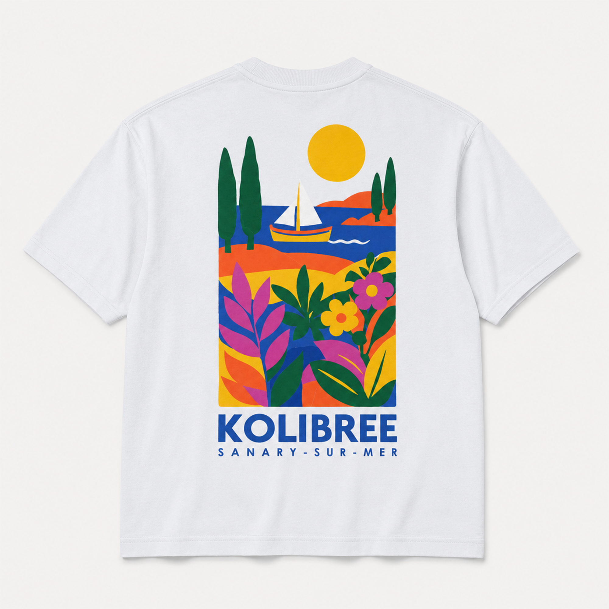 T-shirt Blanc Le Sud
