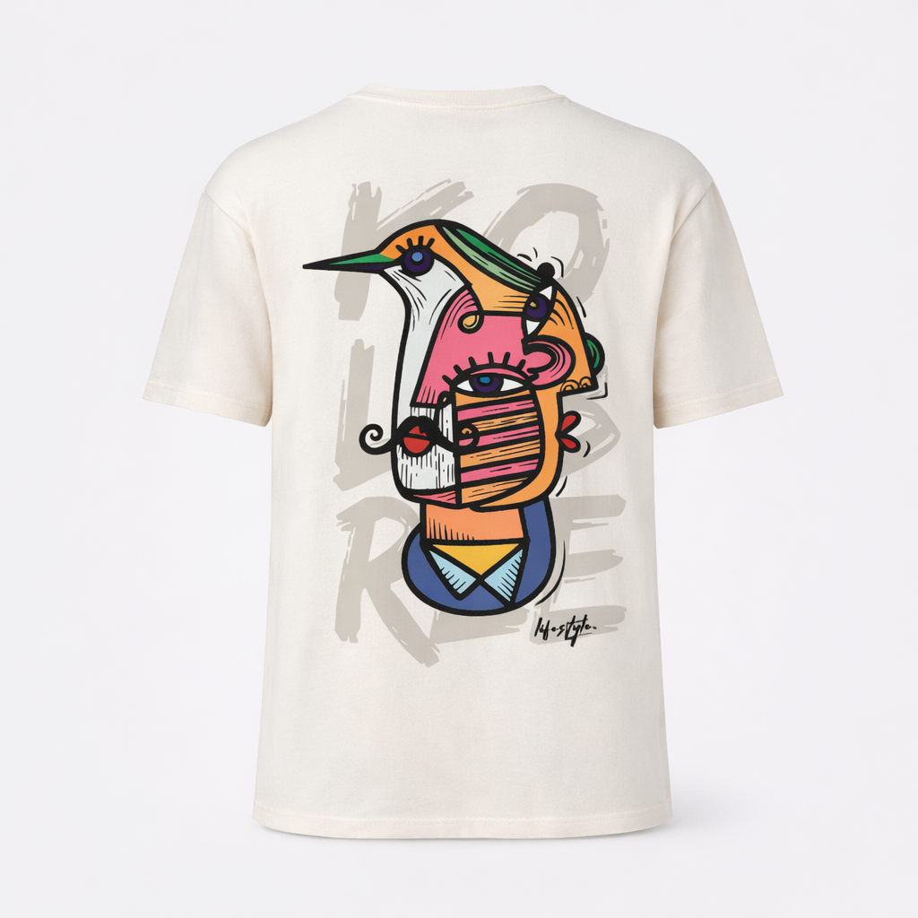 T-shirt Stache unisexe
