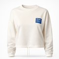 Sweat-shirt oversize crop