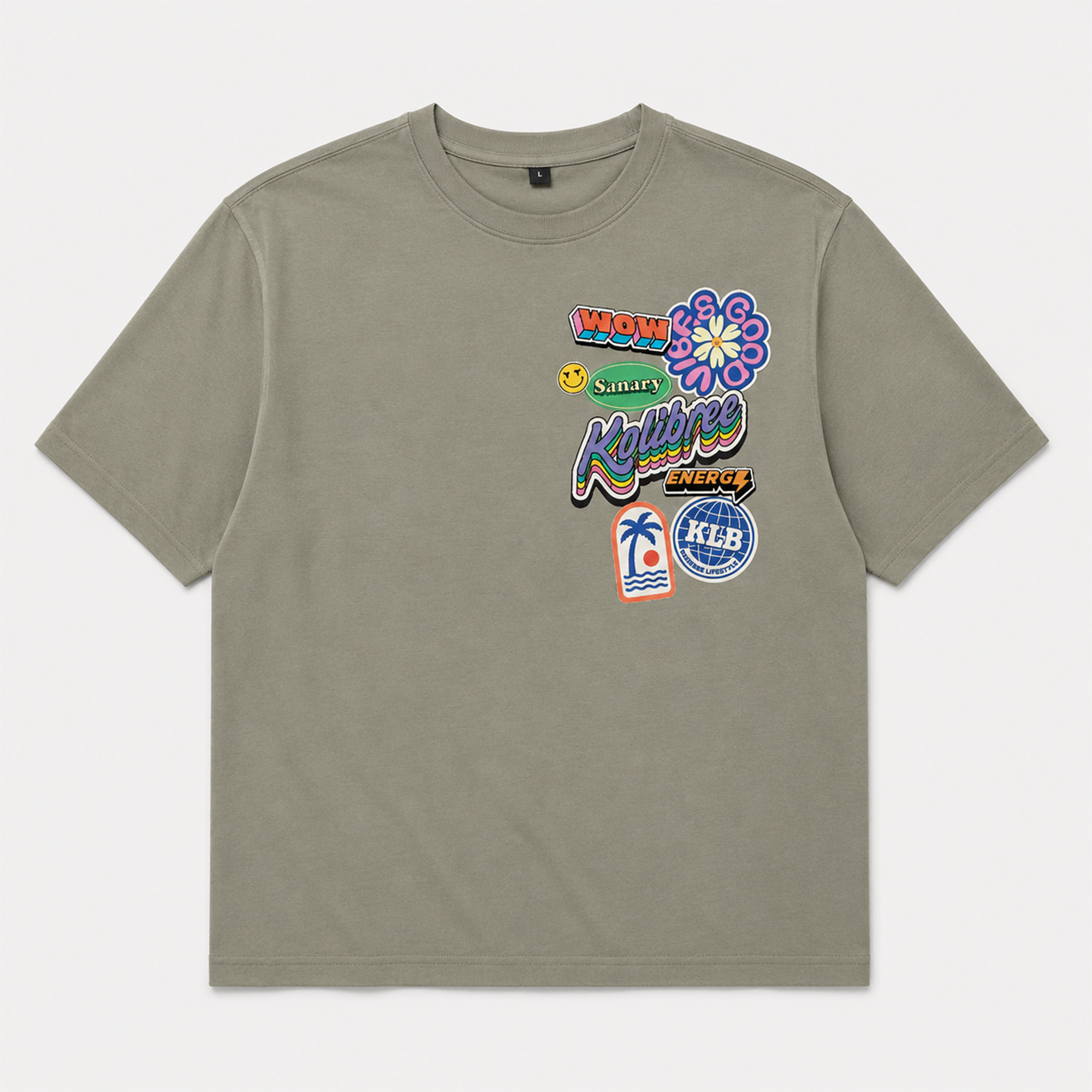 T-shirt Funny Olive
