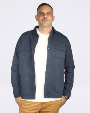 Surchemise délavée en molleton